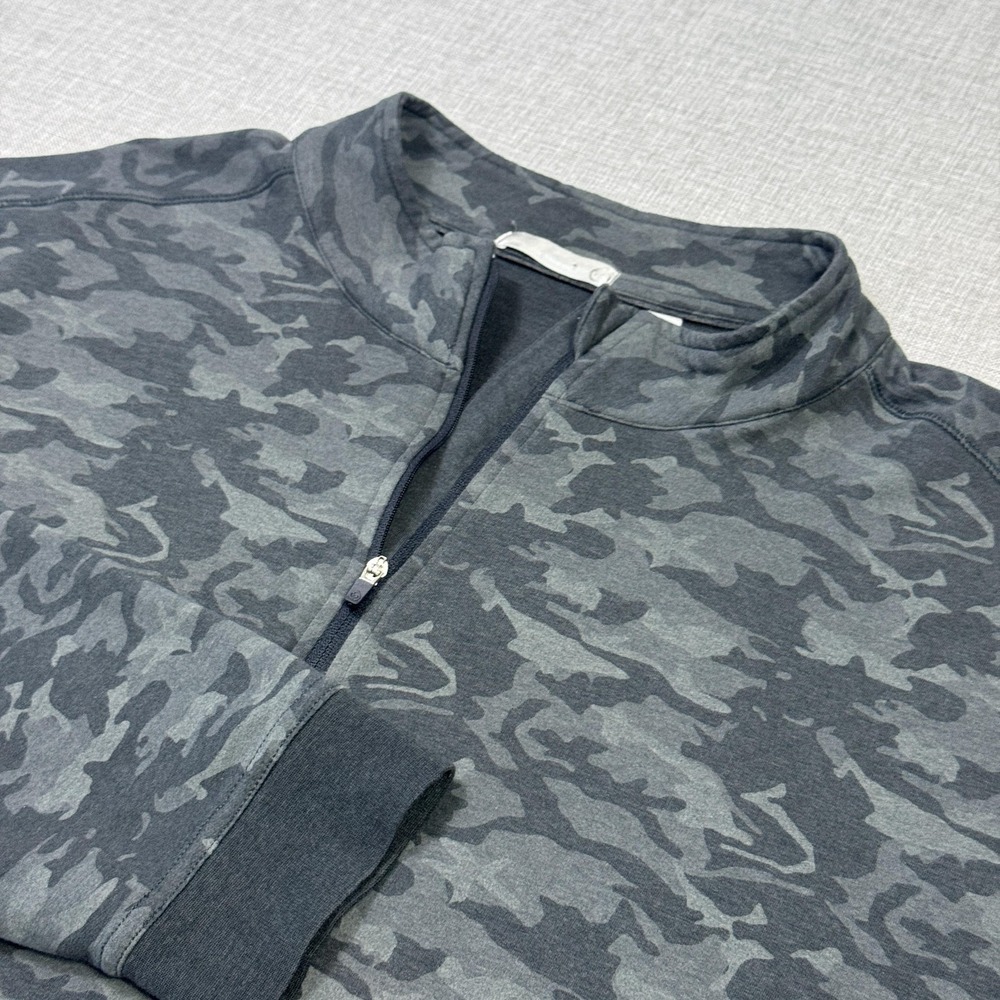Tasc Performance Camouflage 1/4 Zip Pullover Mens 2XL Gray Pullover Mock Neck